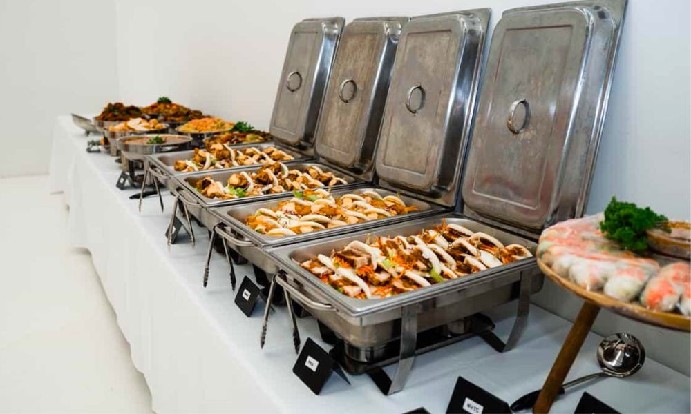 Wedding buffet display in Melbourne Australia by Mamalyn Catering