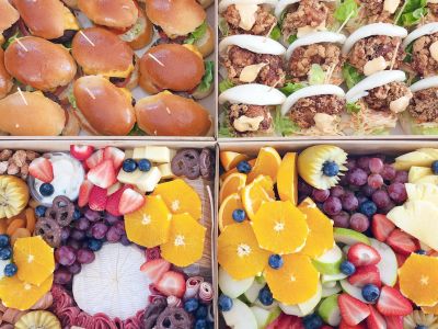 Party Event Catering Package with Fruit Platter and Bao Buns